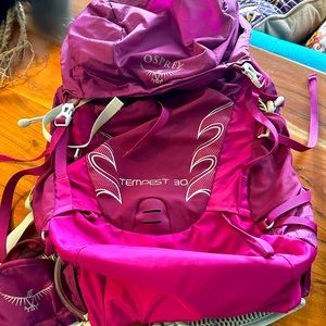 Tempest osprey hiking bag